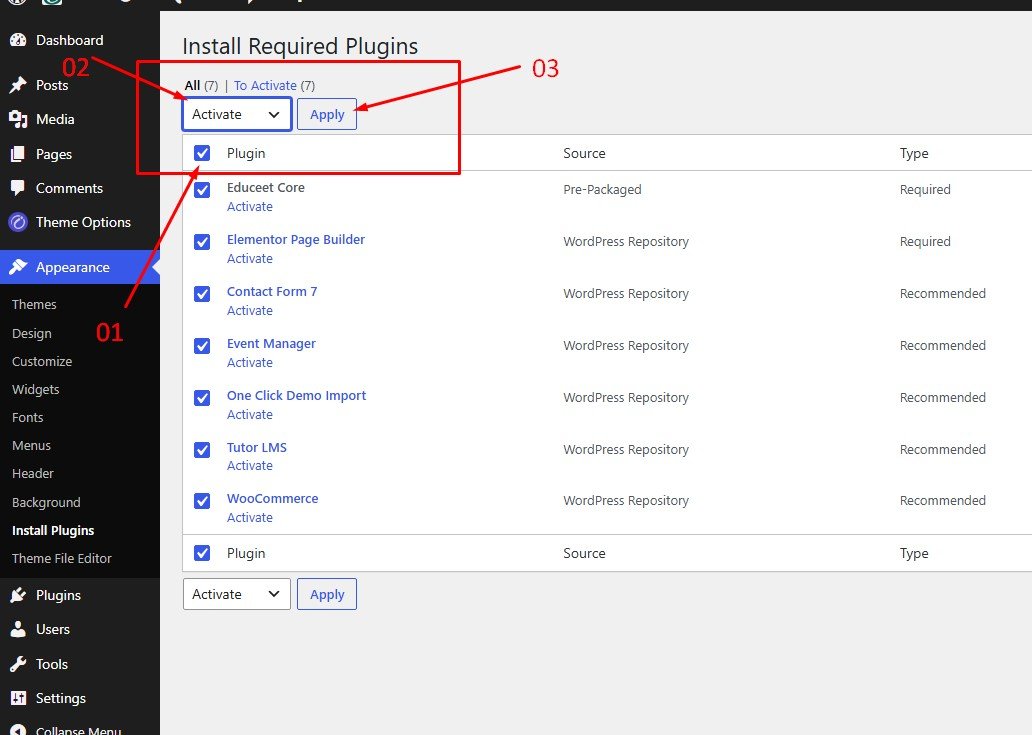 Confirm Import