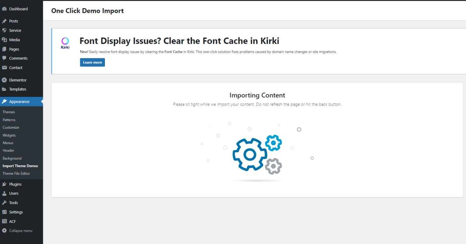 Confirm Import