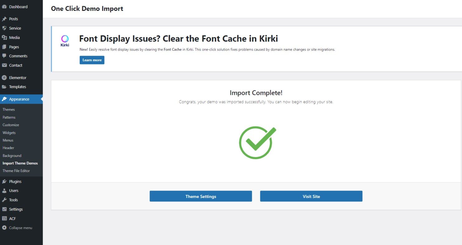 Confirm Import