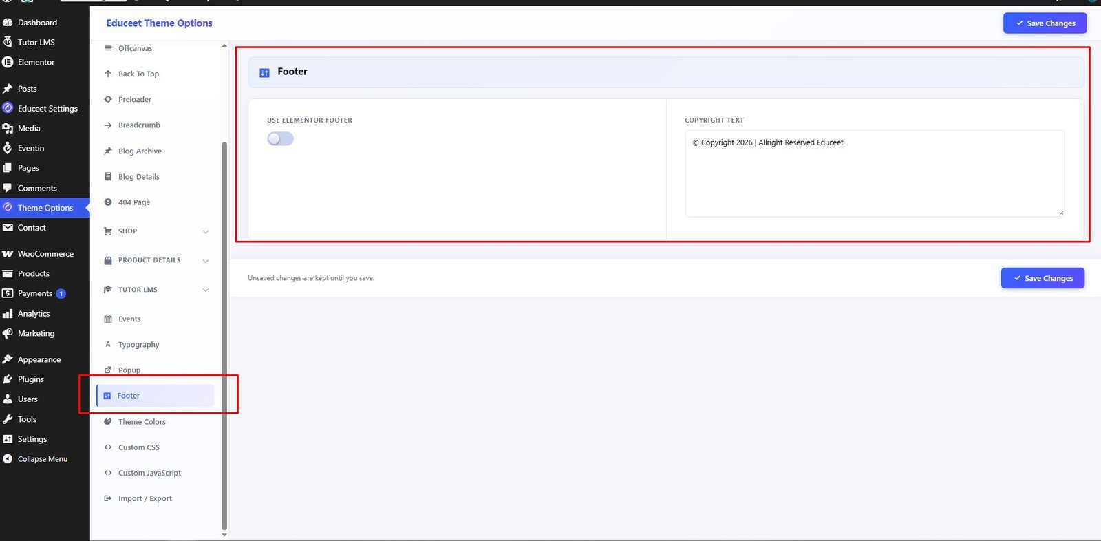 Footer Default