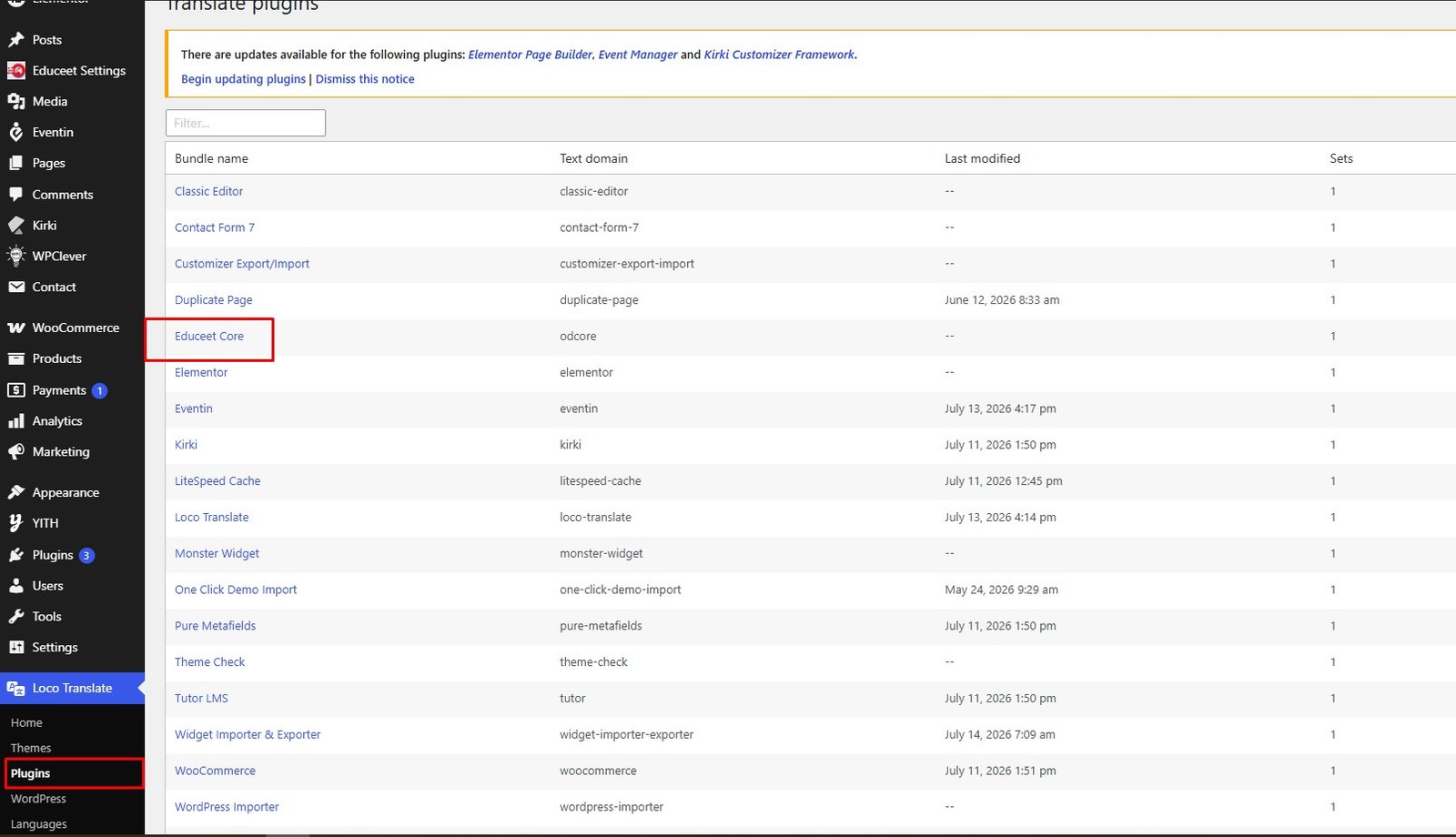 Plugin Translate